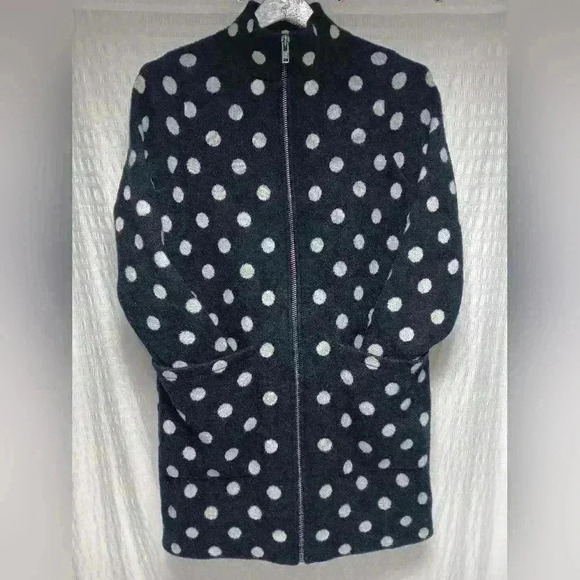 ANTHROPOLOGIE Field Flower 💯  Wool full zip long sweater. Ladies size xs - Picture 1 of 10